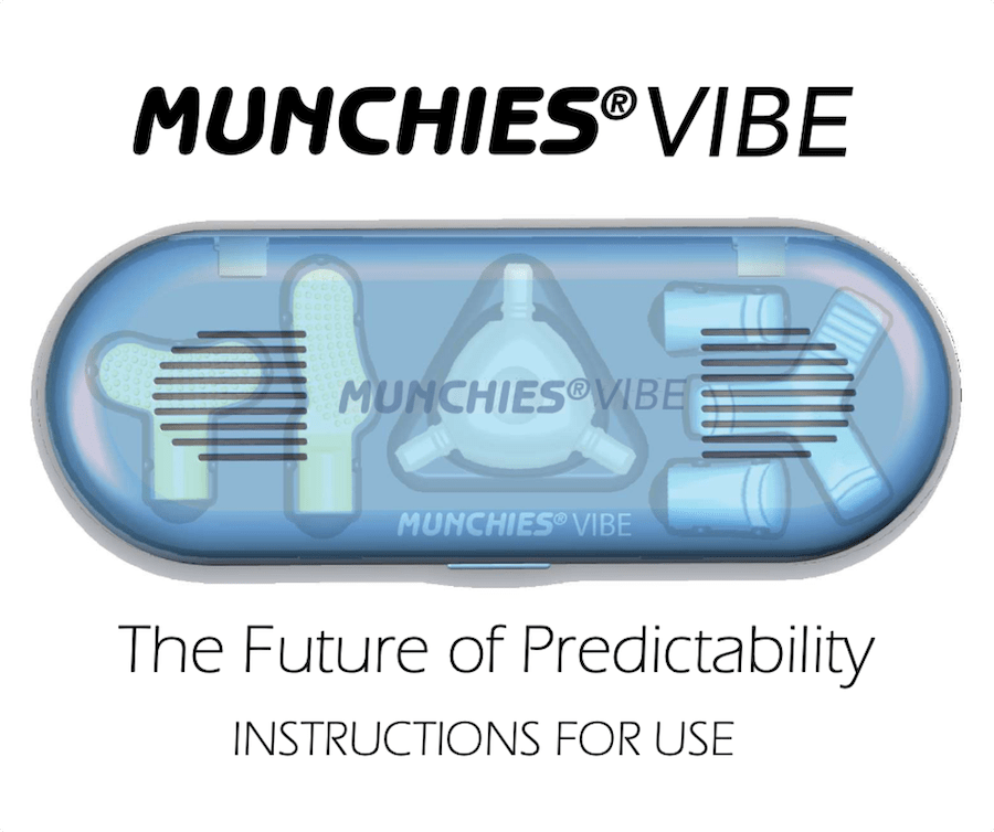 Image of Munchies® VIBE Instructions for Use booklet